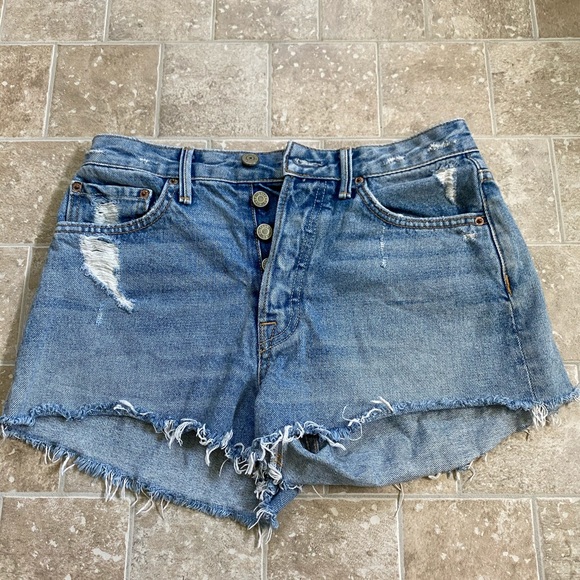 Light wash GRLFRND denim shorts size 25, Like new - Picture 1 of 6